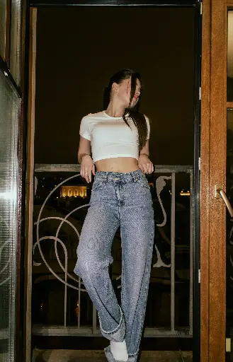 Women's High-Rise Straight-Leg Jeans