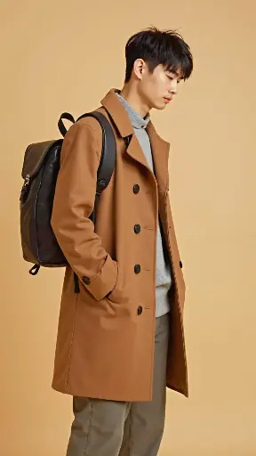 Wool Blend Overcoat