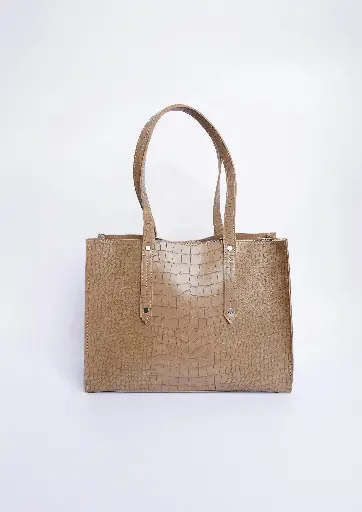 Faux Leather Tote